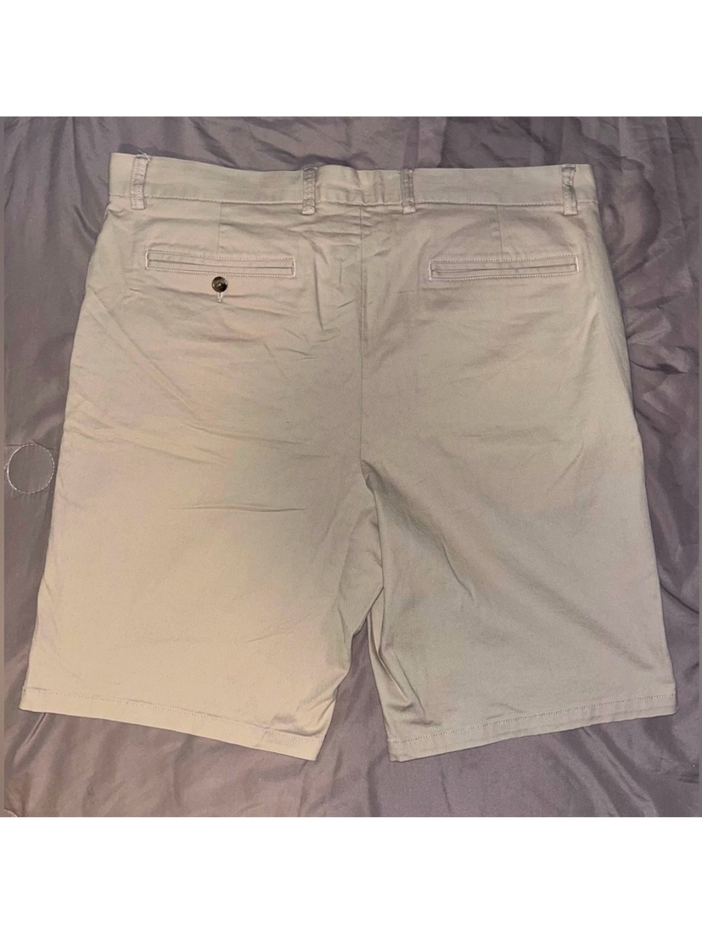 Men’s Old Navy Ultimate Slim Beige Khaki Chino Shorts With Built-In Flex Size 38 - Picture 5 of 10